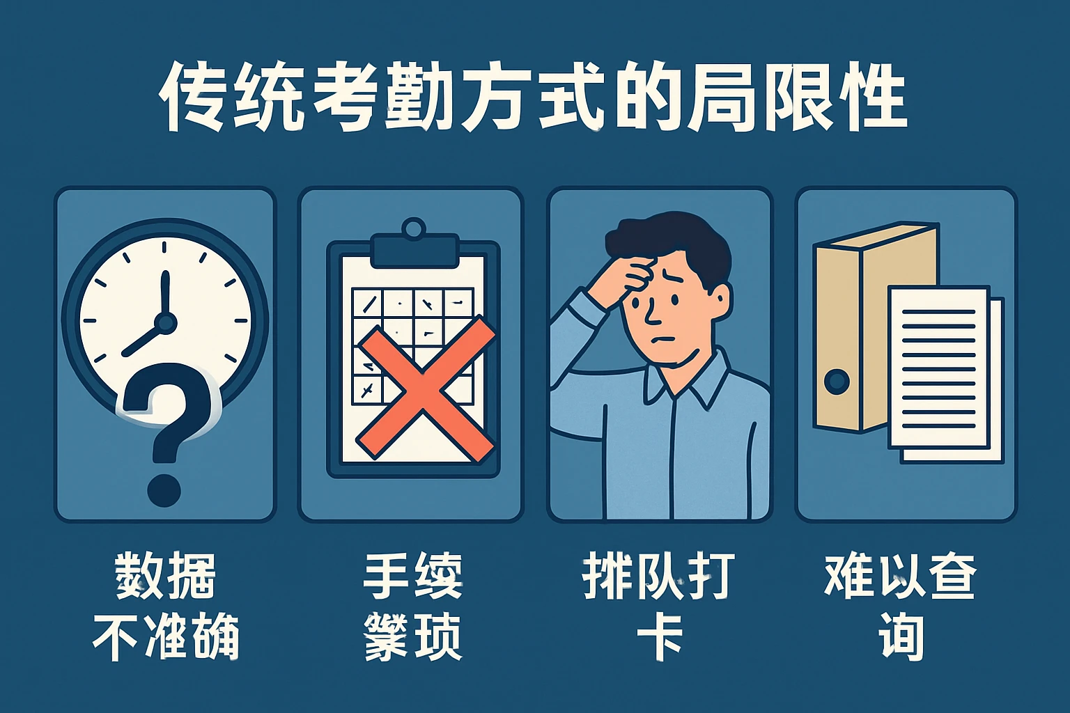 传统考勤方式的局限性