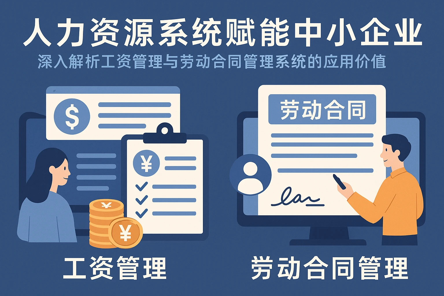 人力资源系统赋能中小企业：深入解析工资管理与劳动合同管理系统的应用价值