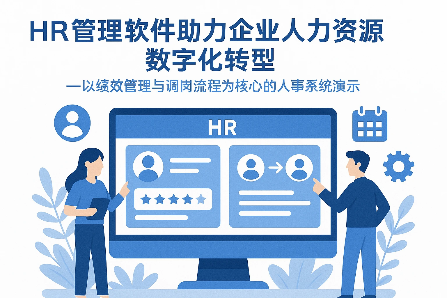 HR管理软件助力企业人力资源数字化转型——以绩效管理与调岗流程为核心的人事系统演示