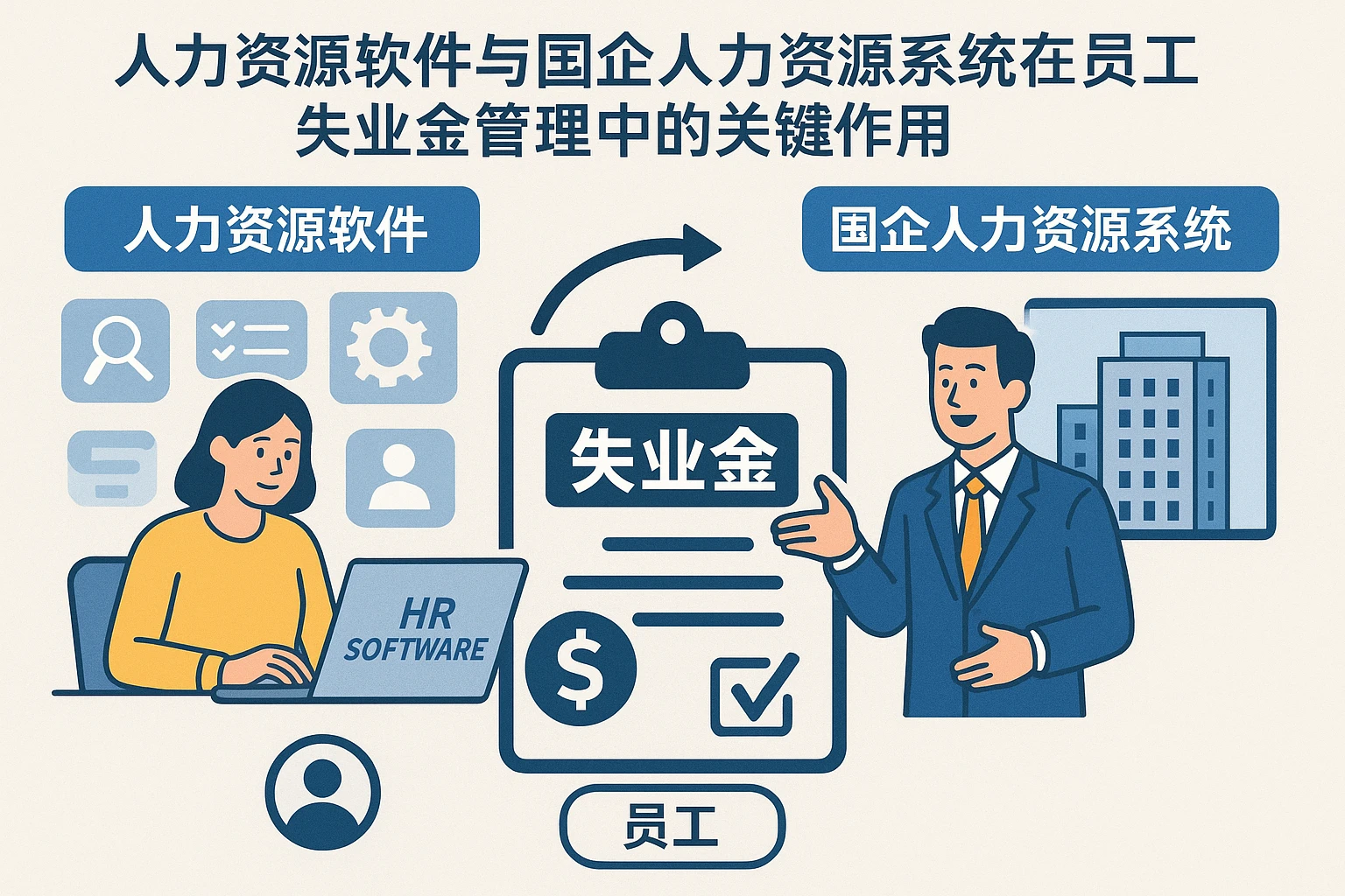 人力资源软件与国企人力资源系统在员工失业金管理中的关键作用