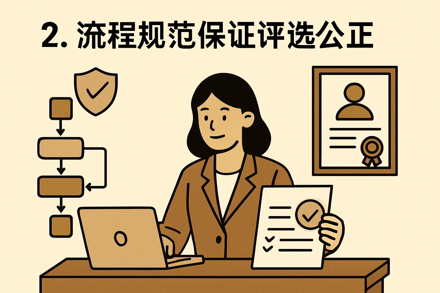 2. 流程规范保证评选公正