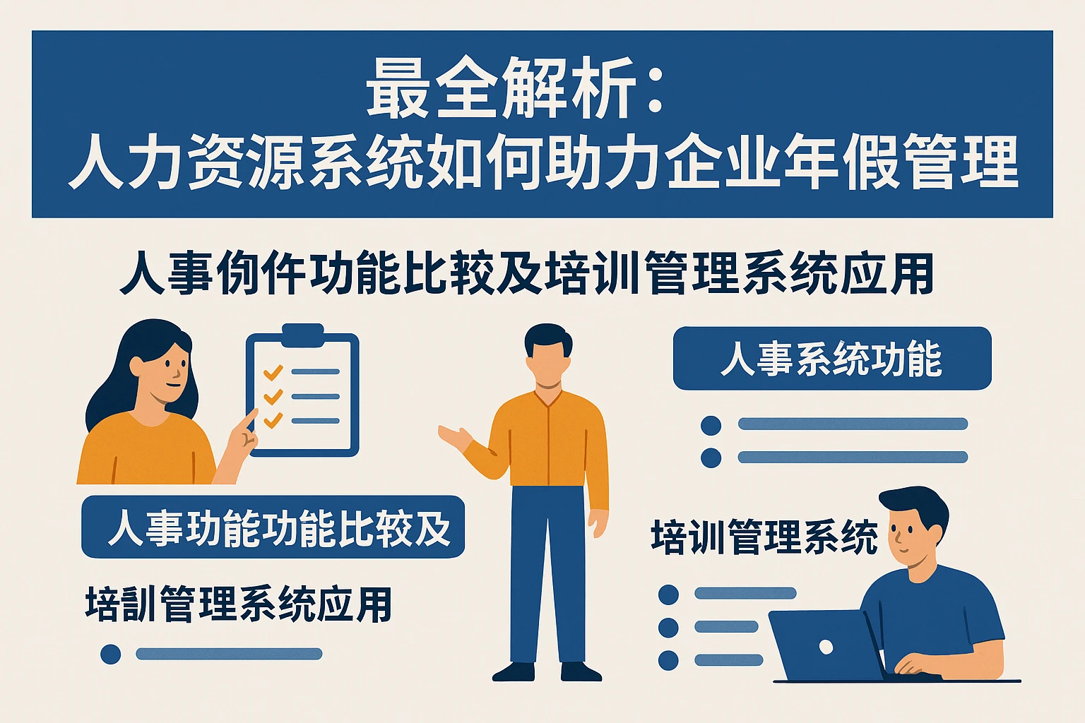 最全解析：人力资源系统如何助力企业年假管理与人事系统功能比较及培训管理系统应用