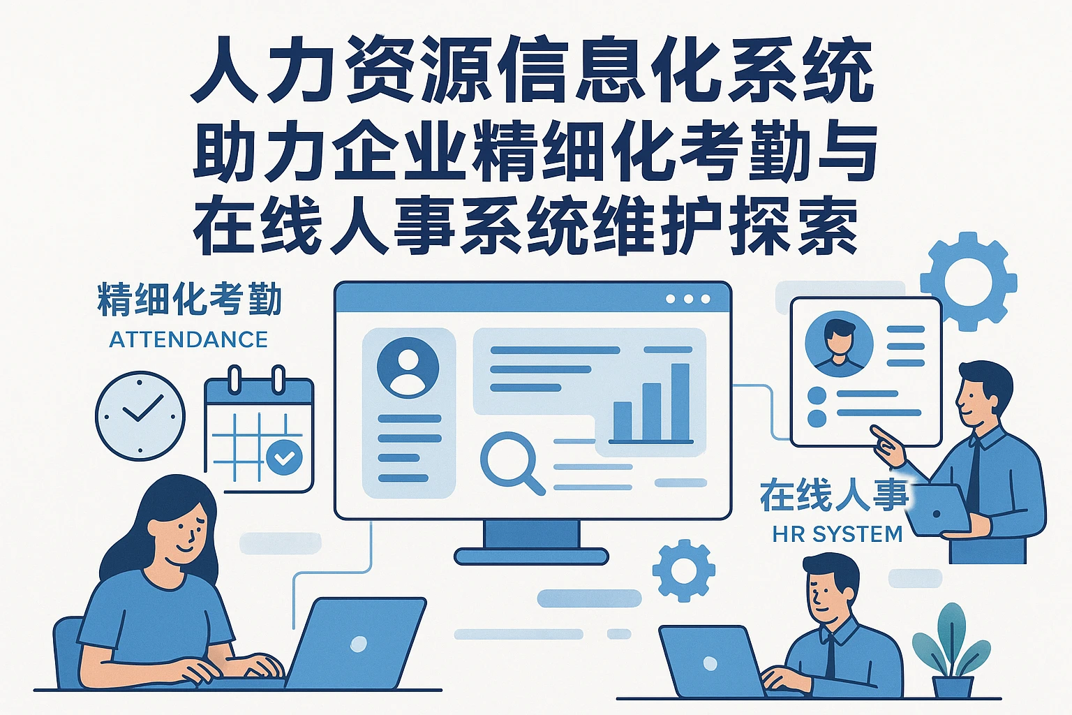 人力资源信息化系统助力企业精细化考勤与在线人事系统维护探索