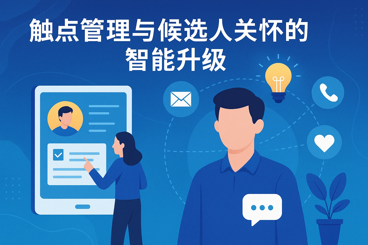 触点管理与候选人关怀的智能升级
