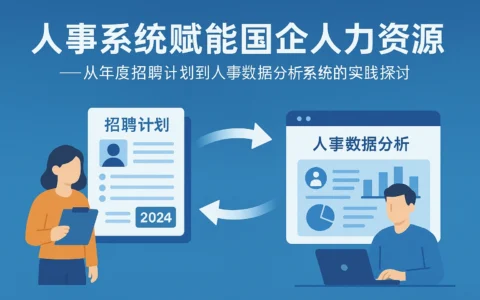 人事系统赋能国企人力资源——从年度招聘计划到人事数据分析系统的实践探讨