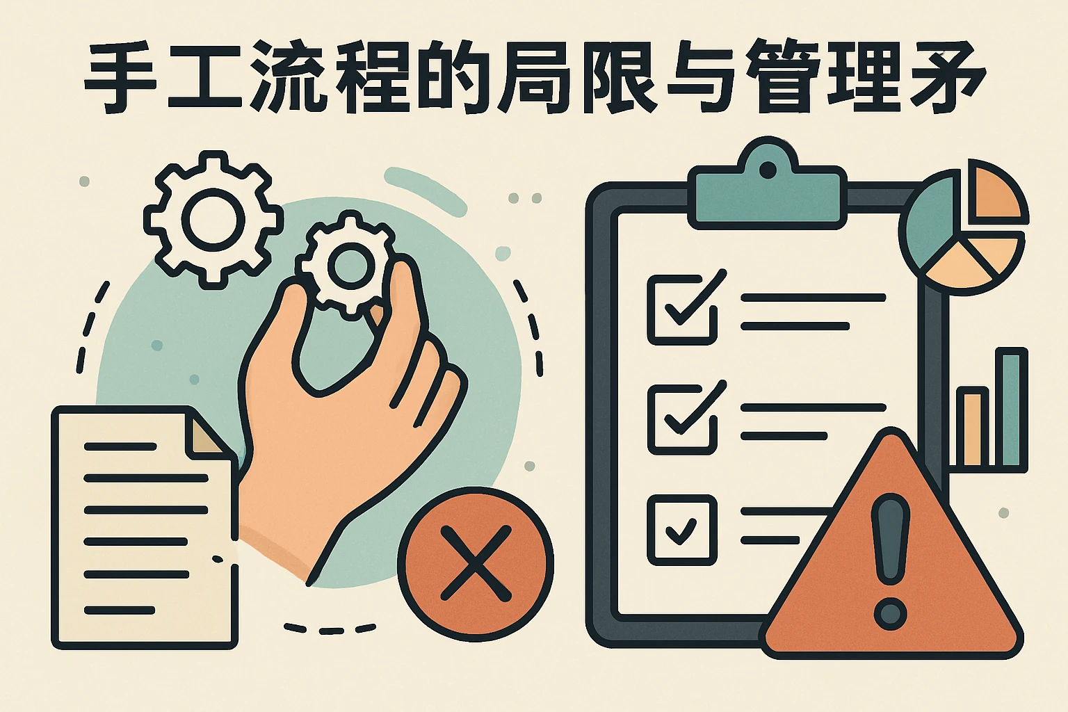 手工流程的局限与管理矛盾