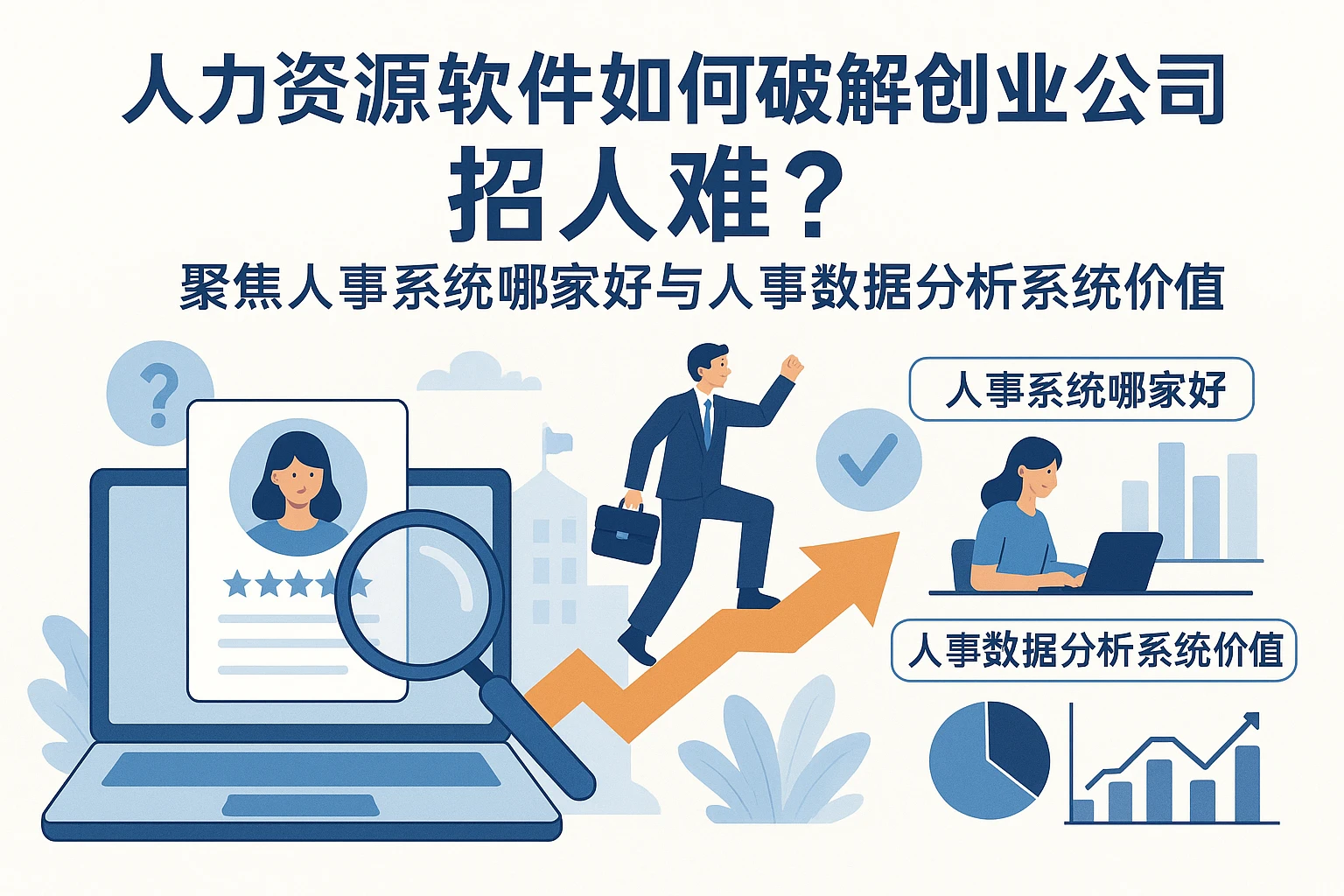 人力资源软件如何破解创业公司招人难？聚焦人事系统哪家好与人事数据分析系统价值