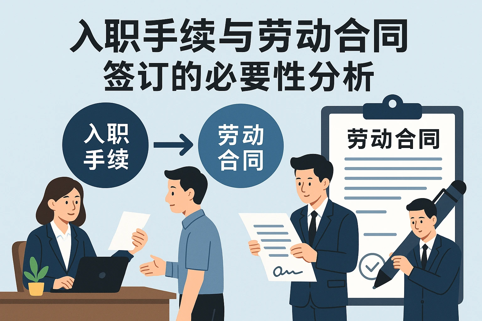 入职手续与劳动合同签订的必要性分析