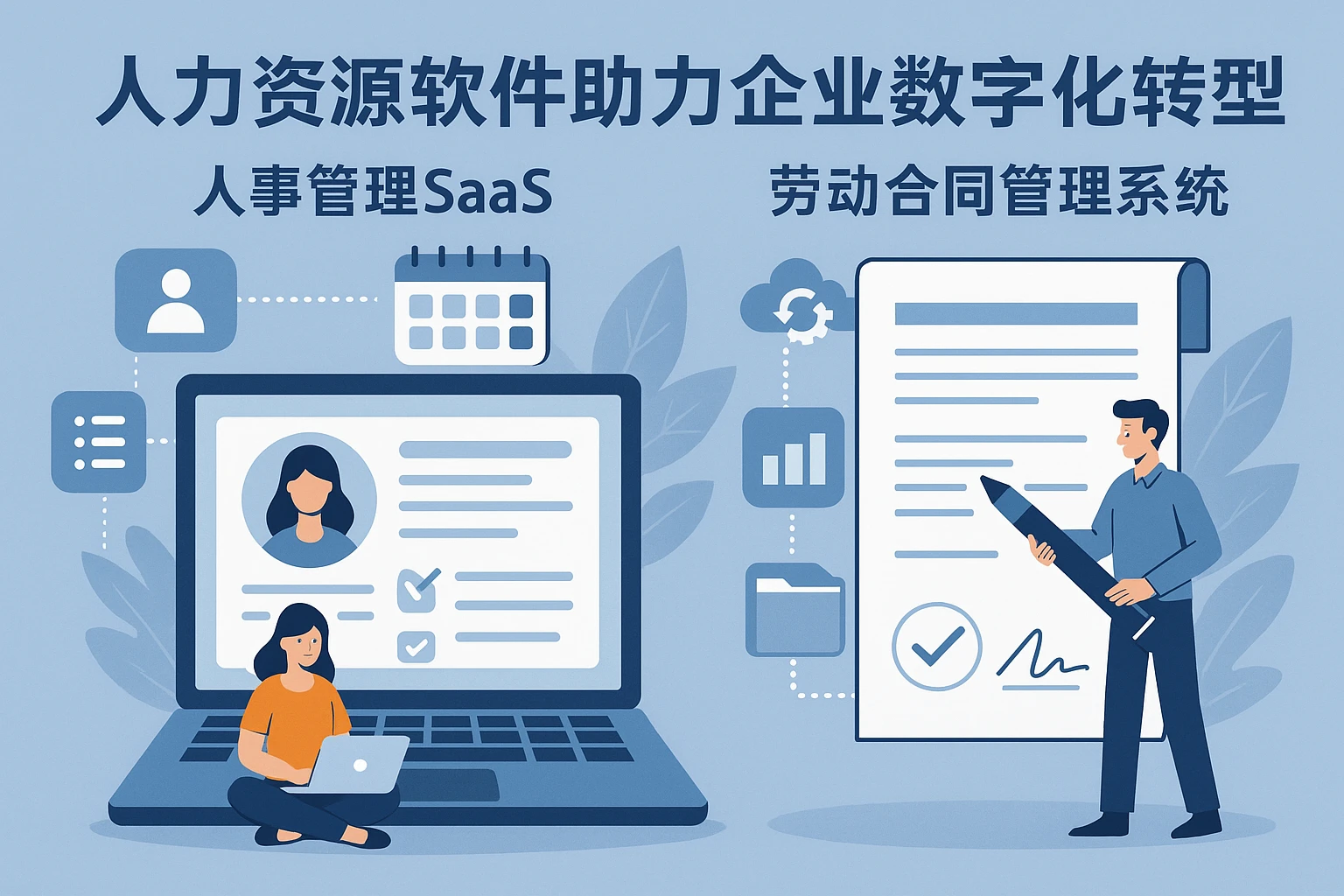 人力资源软件助力企业数字化转型：深度解析人事管理SaaS与劳动合同管理系统