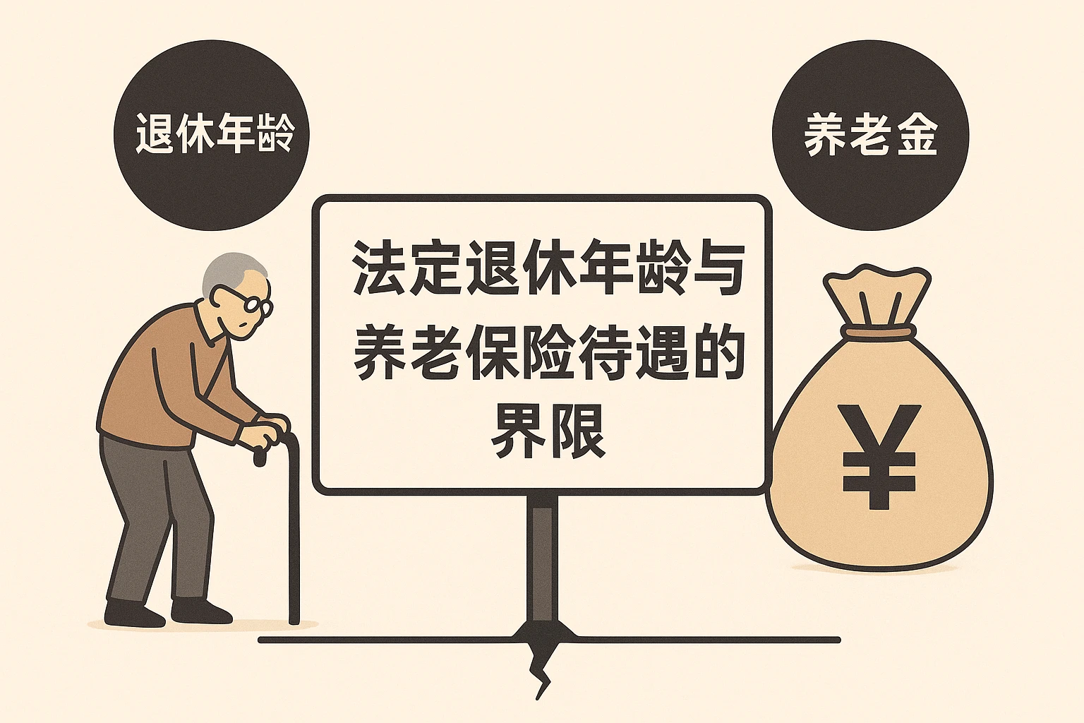 法定退休年龄与养老保险待遇的界限