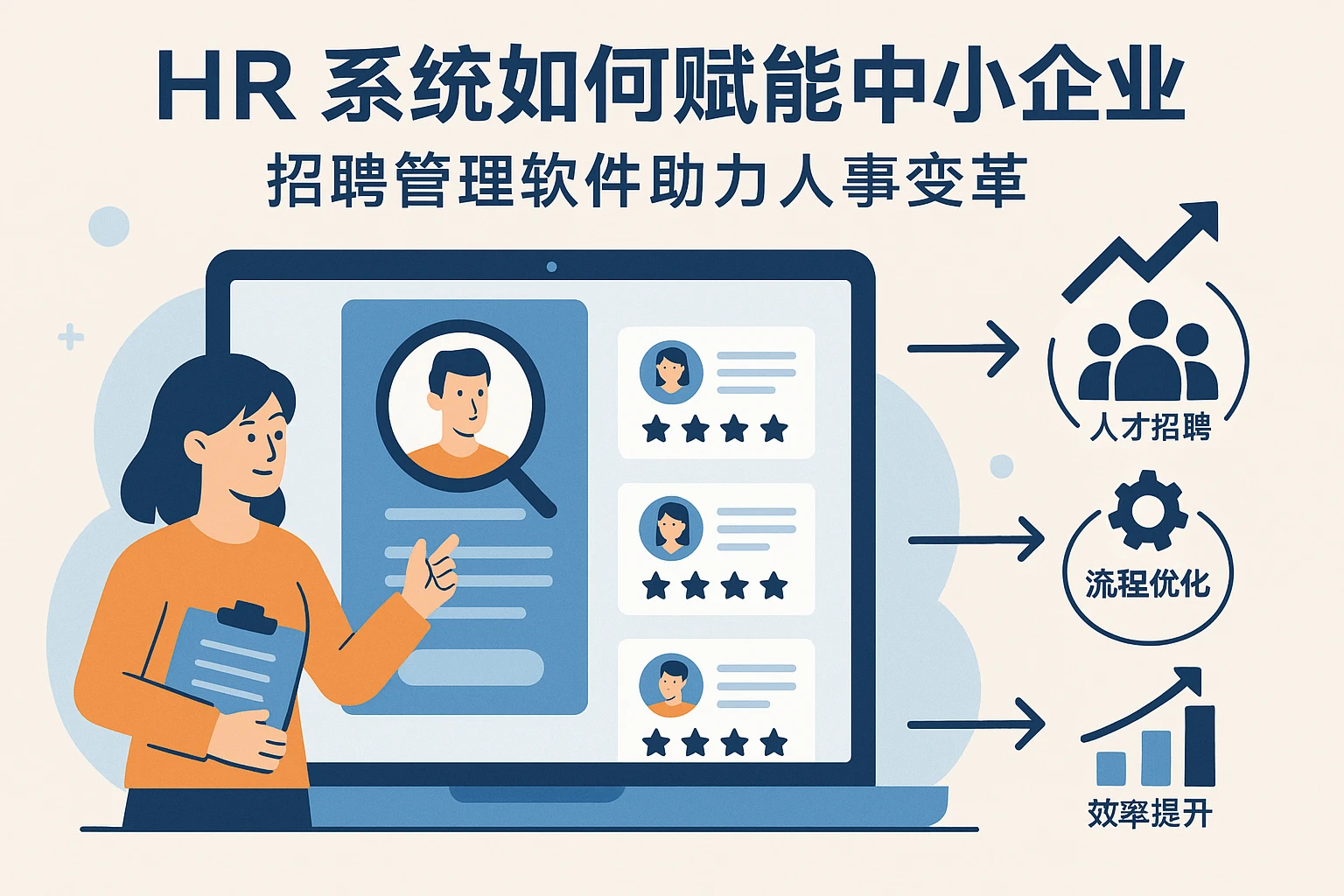 HR系统如何赋能中小企业：招聘管理软件助力人事变革