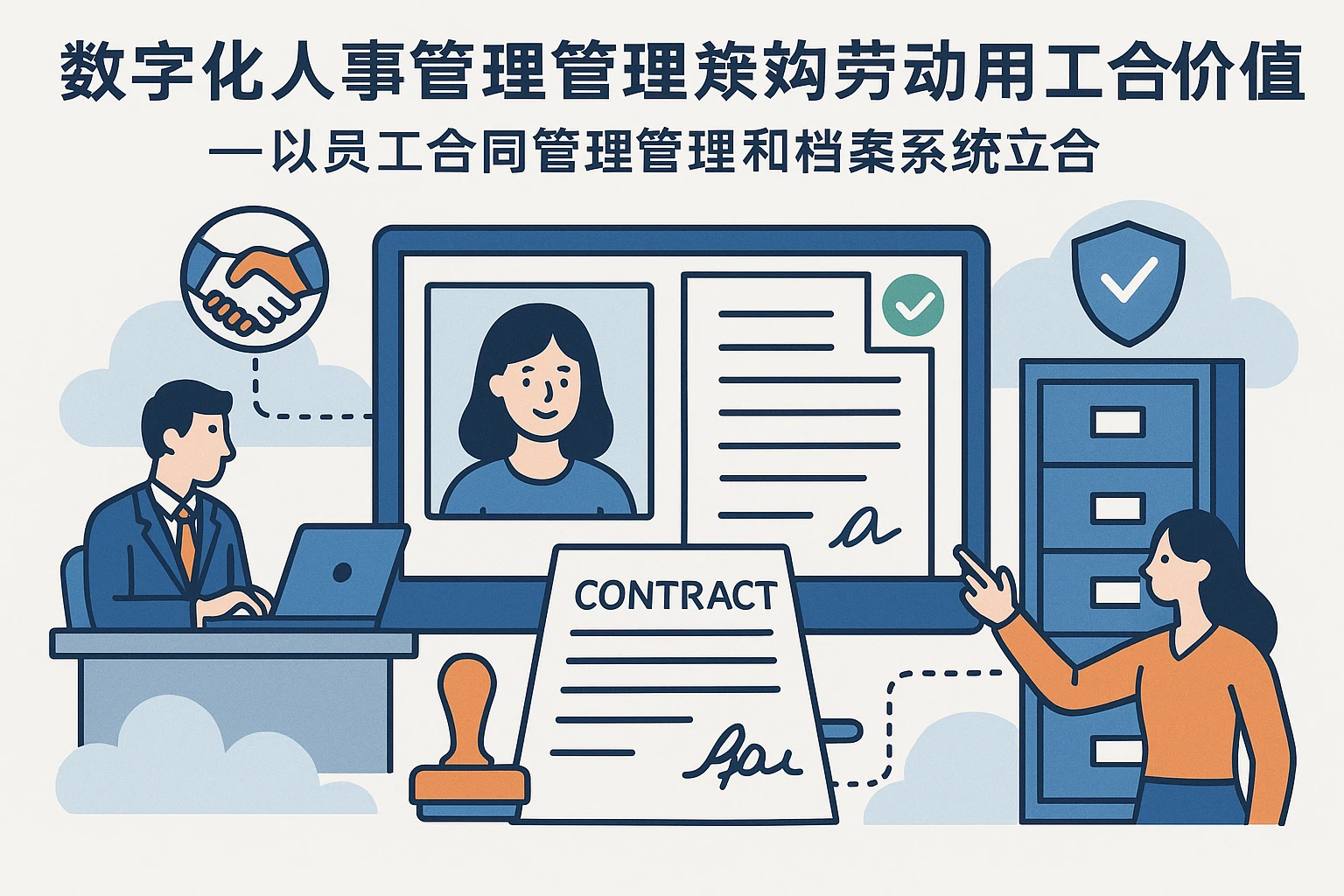 数字化人事管理系统在劳动用工合规中的价值——以员工合同管理与档案系统为核心