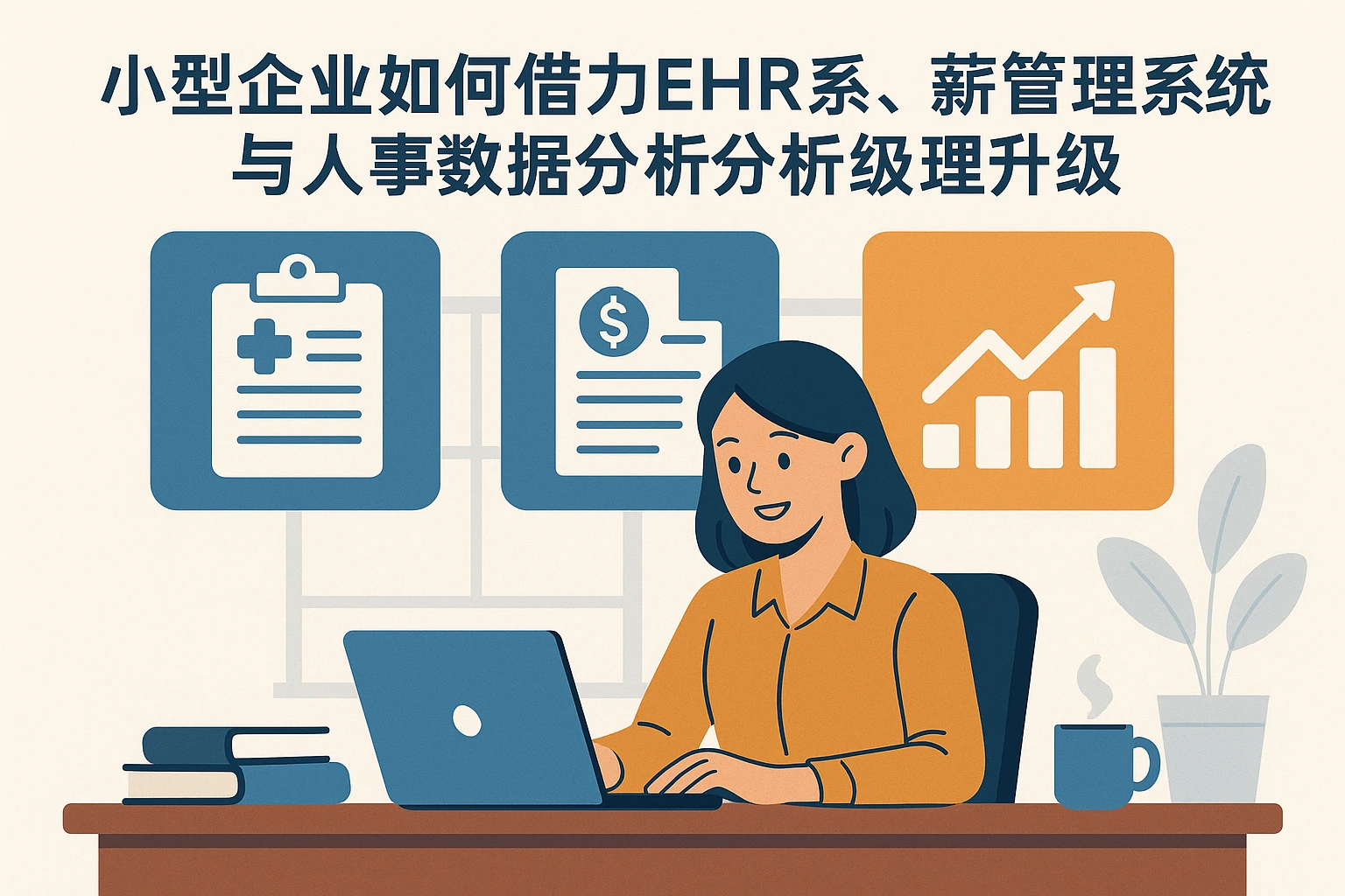 小型企业如何借力EHR系统、薪资管理系统与人事数据分析系统实现管理升级