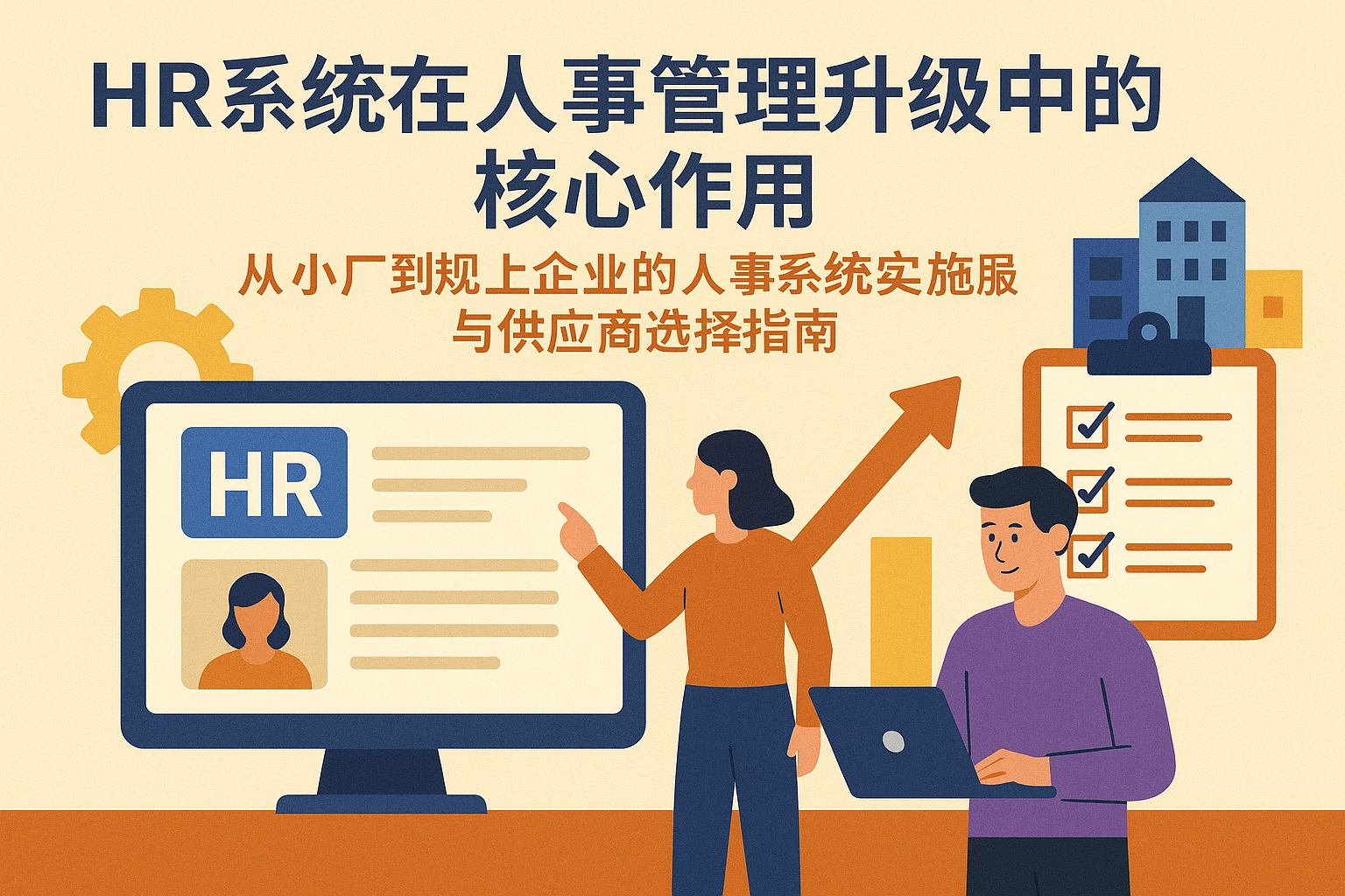 HR系统在人事管理升级中的核心作用——从小厂到规上企业的人事系统实施服务与供应商选择指南