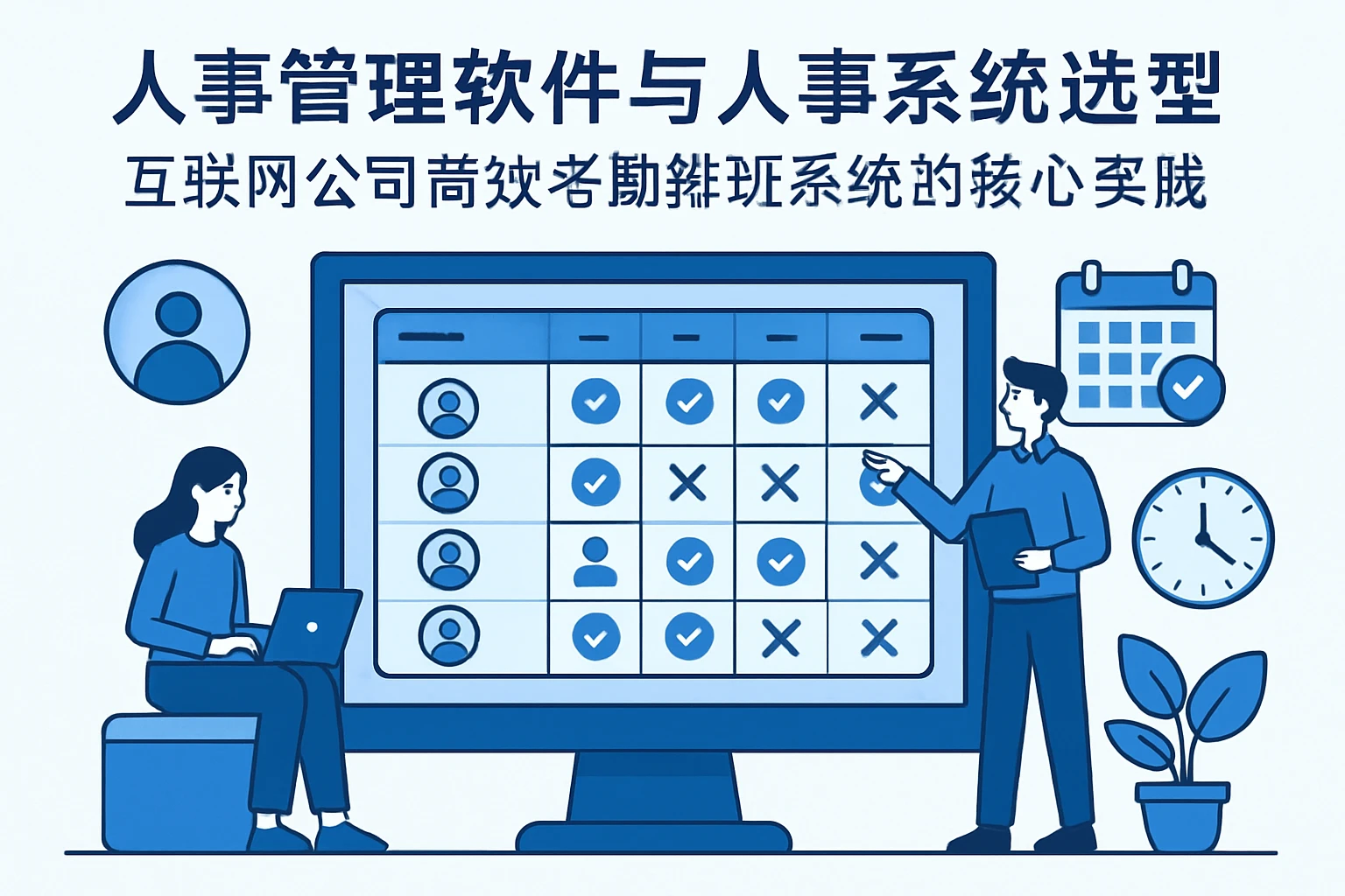 人事管理软件与人事系统选型：互联网公司高效考勤排班系统的核心实践