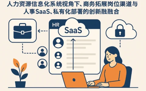 人力资源信息化系统视角下，商务拓展岗位渠道与人事SaaS、私有化部署的创新融合