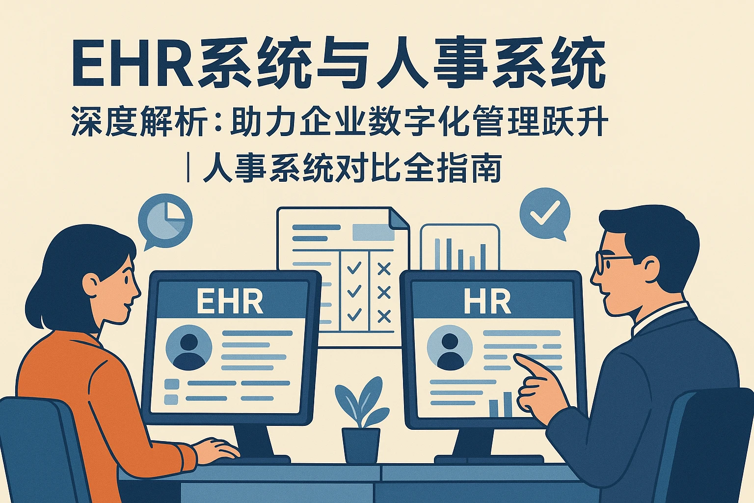 EHR系统与人事系统公司深度解析：助力企业数字化管理跃升｜人事系统对比全指南