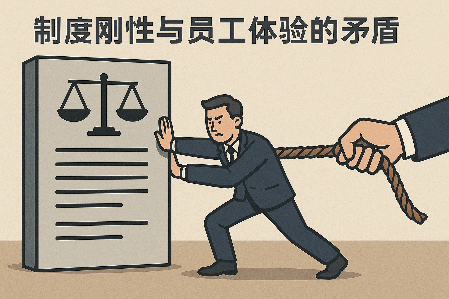 制度刚性与员工体验的矛盾