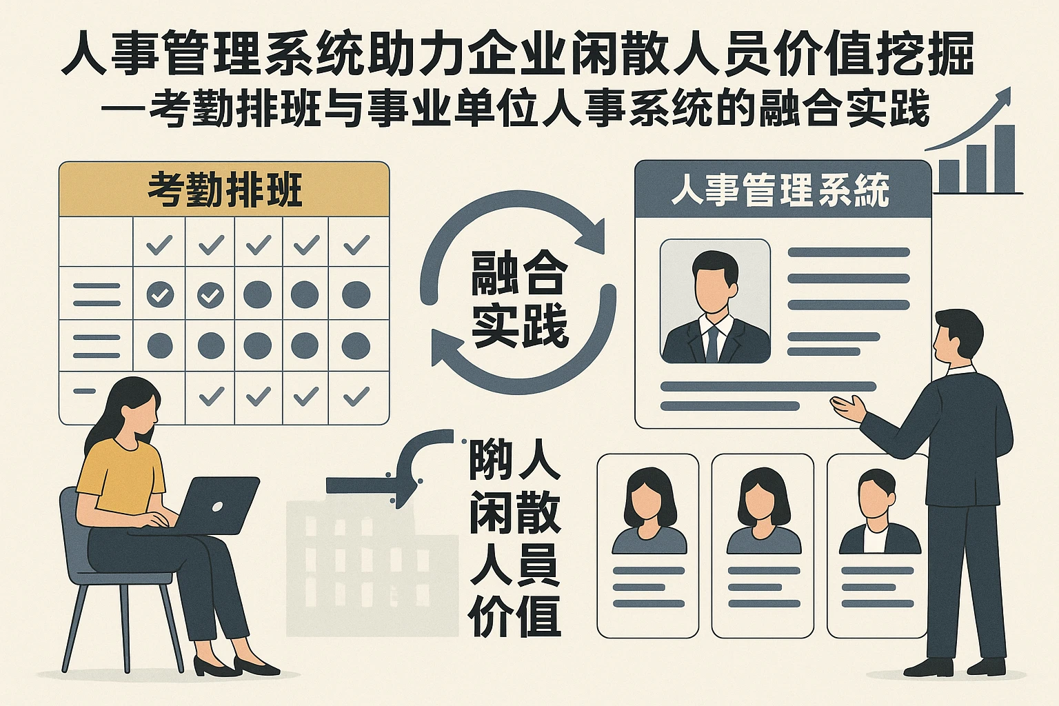 人事管理系统助力企业闲散人员价值挖掘——考勤排班与事业单位人事系统的融合实践