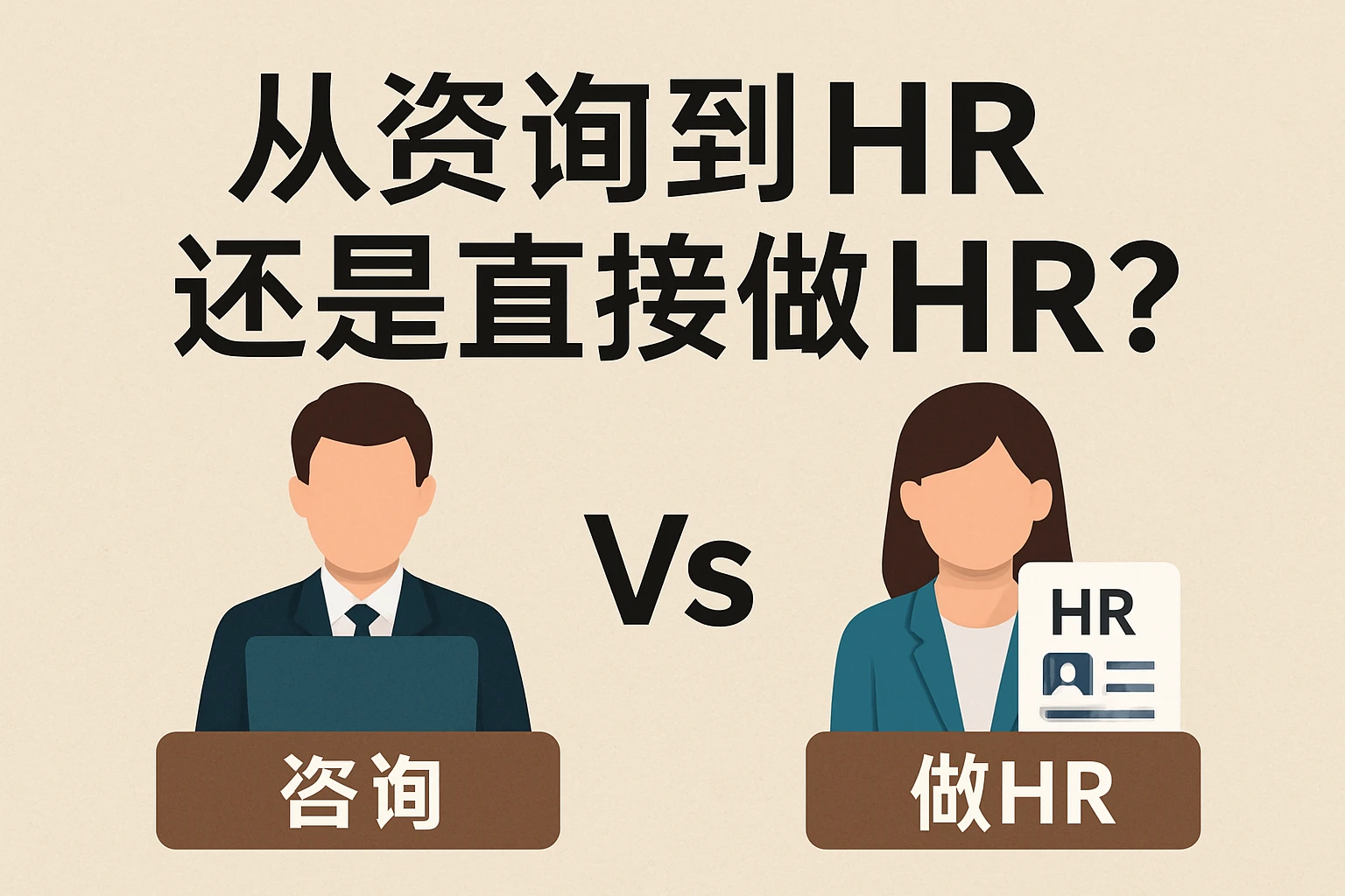 从咨询到HR还是直接做HR？