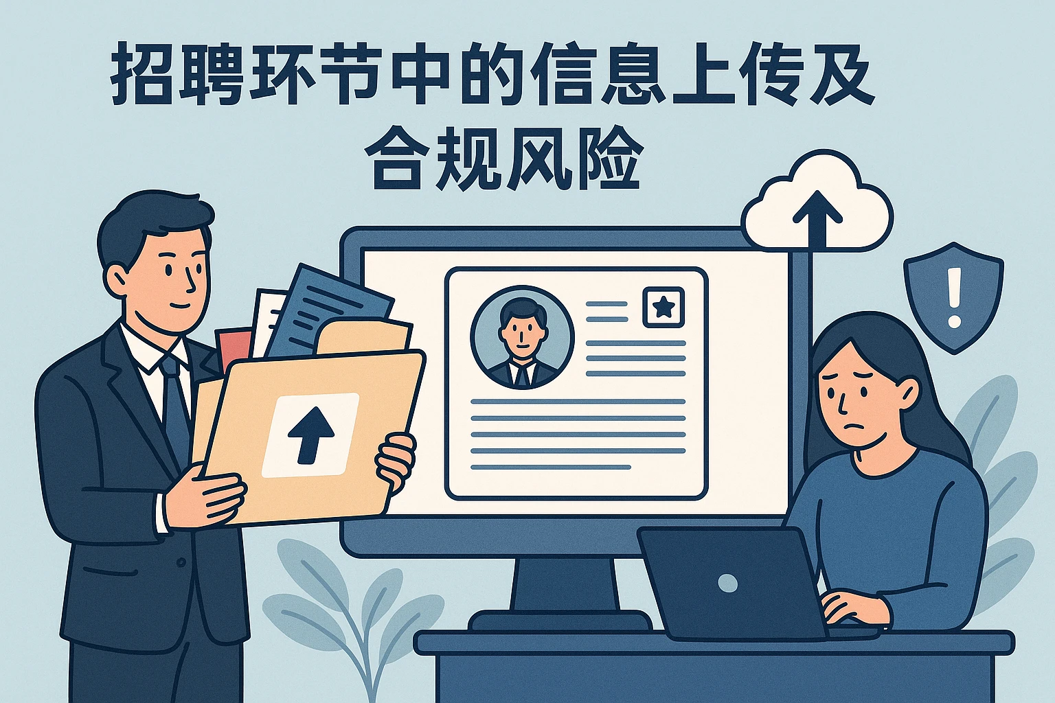 招聘环节中的信息上传及合规风险
