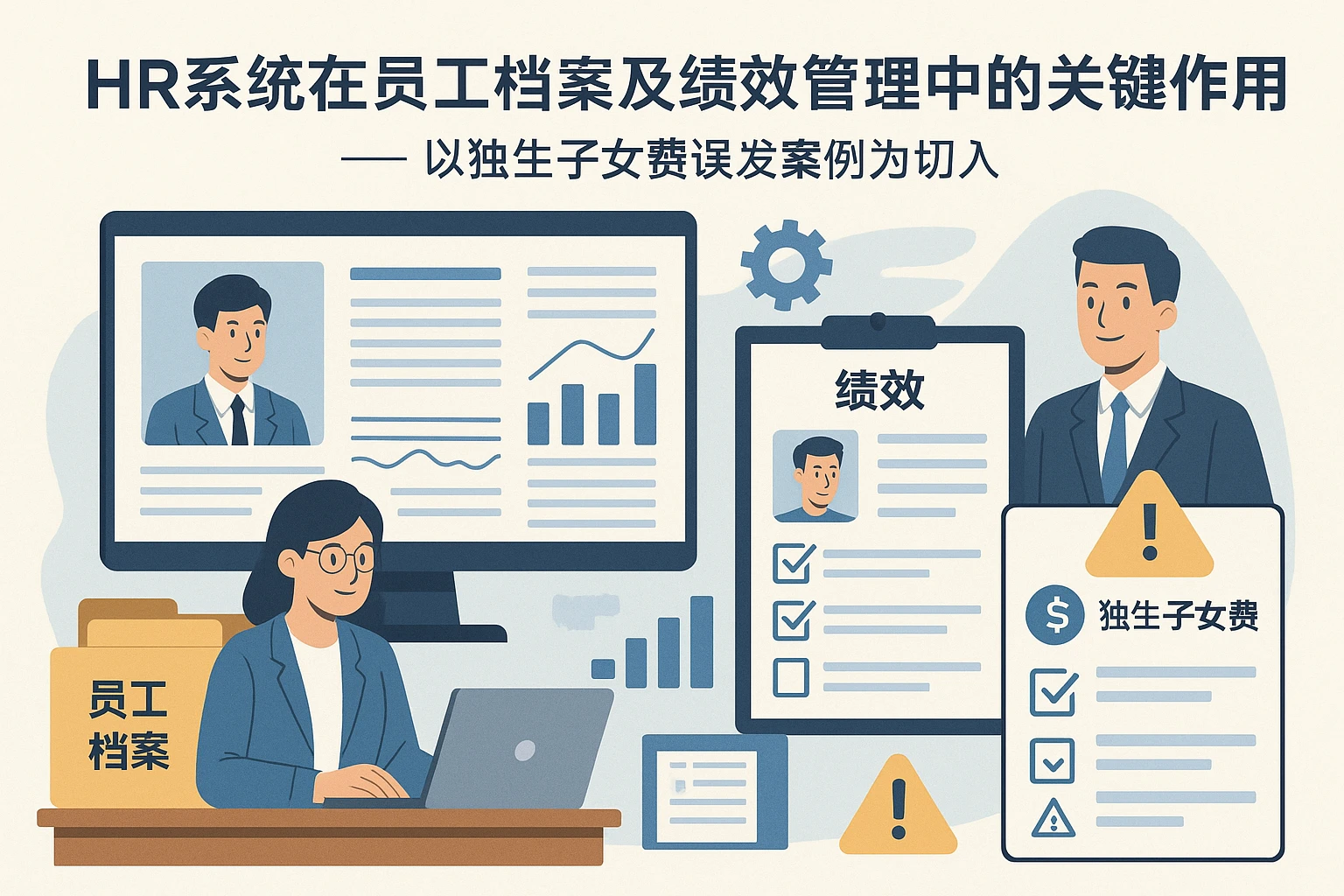 HR系统在员工档案及绩效管理中的关键作用——以独生子女费误发案例为切入