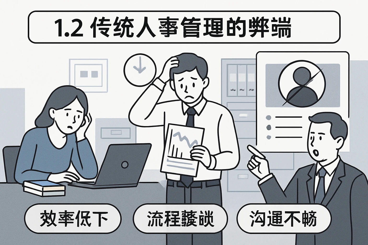 1.2 传统人事管理的弊端