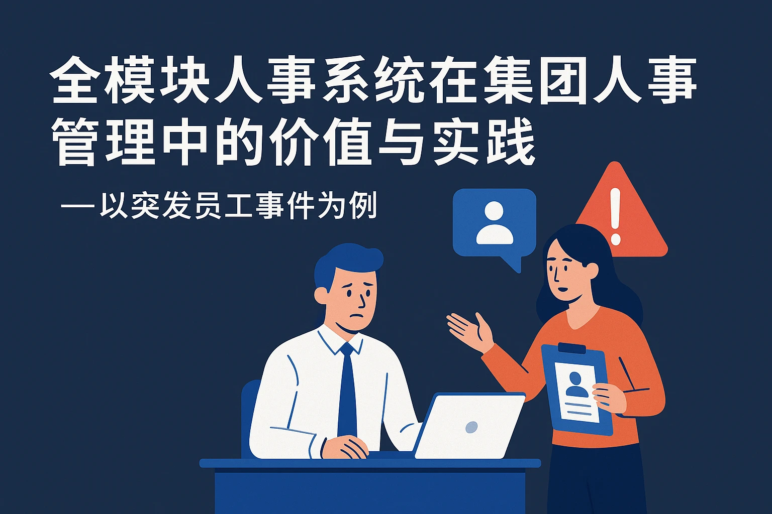 全模块人事系统在集团人事管理中的价值与实践——以突发员工事件为例