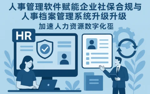 人事管理软件赋能企业社保合规与人事档案管理系统升级——加速人力资源数字化转型