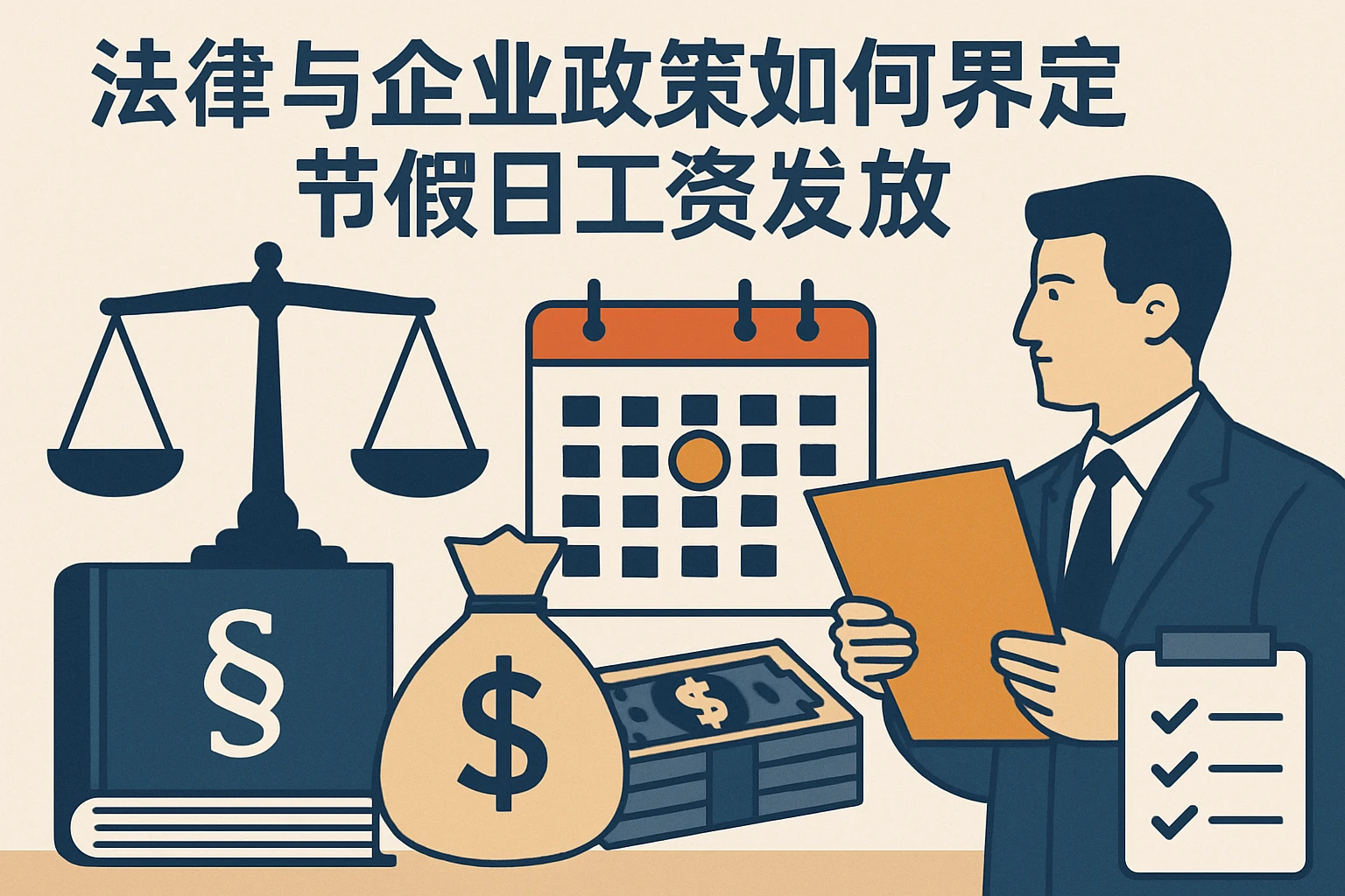 法律与企业政策如何界定节假日工资发放