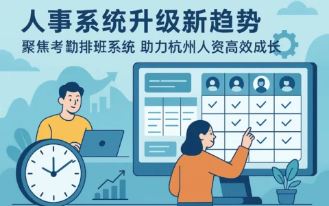 人事系统升级新趋势：聚焦考勤排班系统，助力杭州人资高效成长