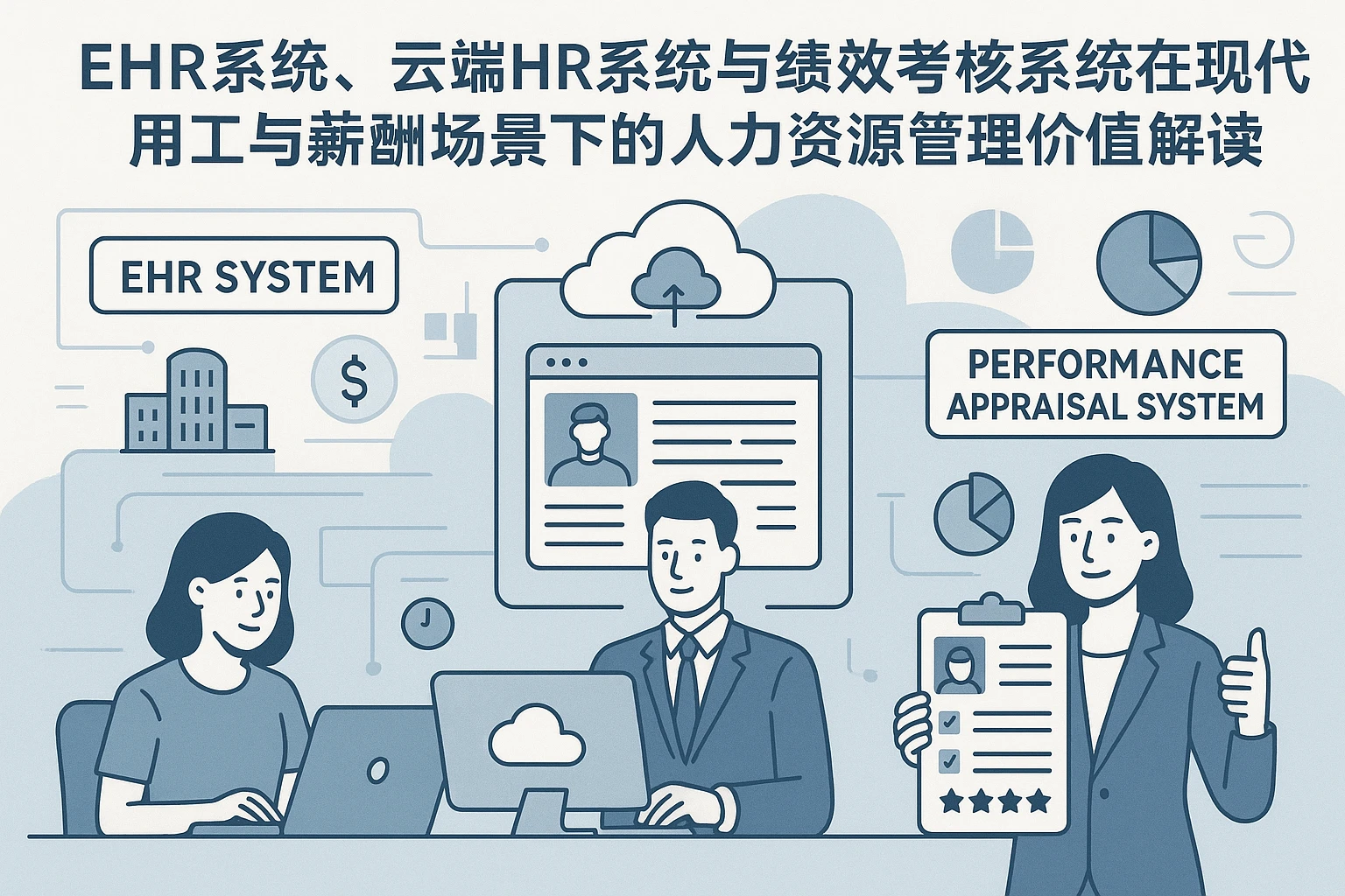 EHR系统、云端HR系统与绩效考核系统在现代用工与薪酬场景下的人力资源管理价值解读