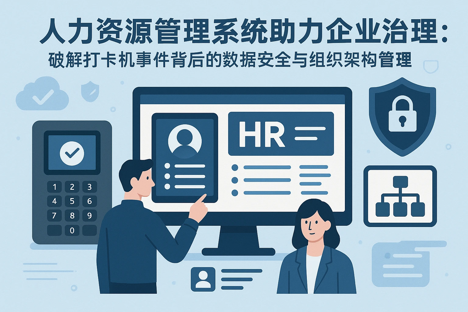 人力资源管理系统助力企业治理：破解打卡机事件背后的数据安全与组织架构管理