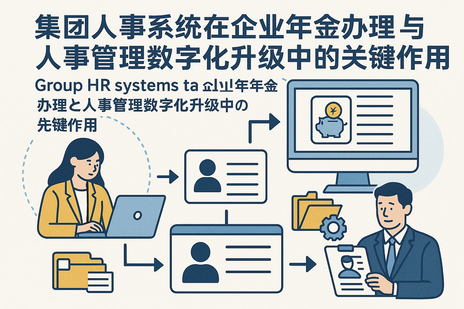 集团人事系统在企业年金办理与人事管理数字化升级中的关键作用
