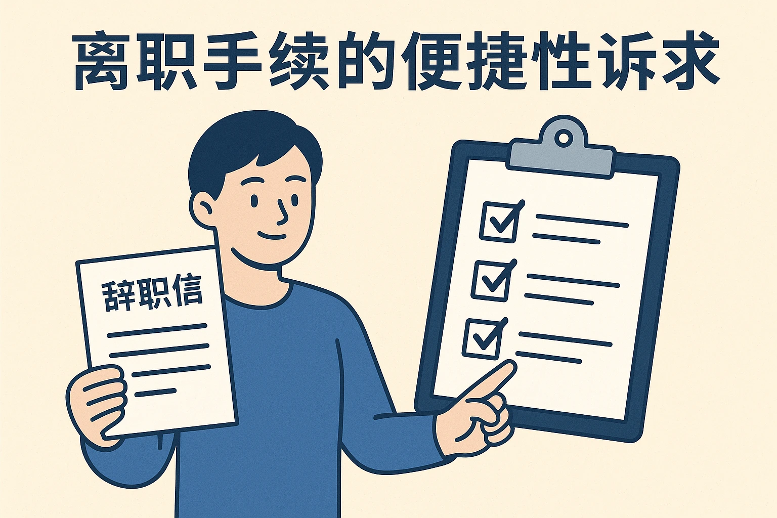 离职手续的便捷性诉求