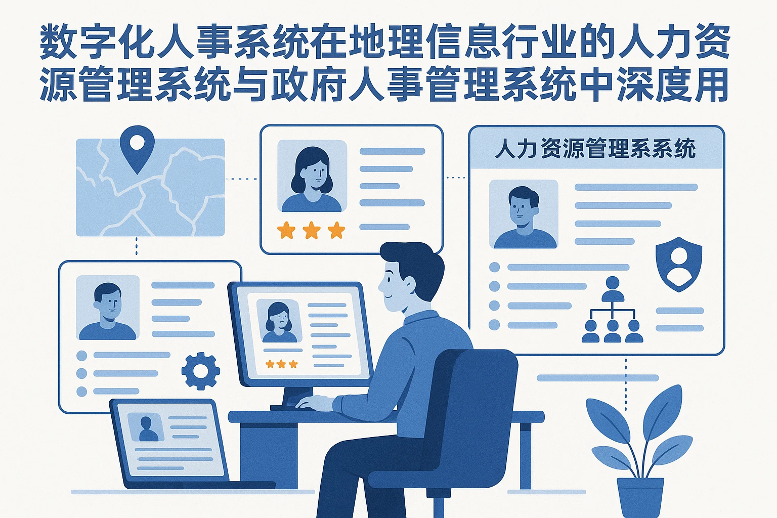 数字化人事系统在地理信息行业的人力资源管理系统与政府人事管理系统中的深度应用