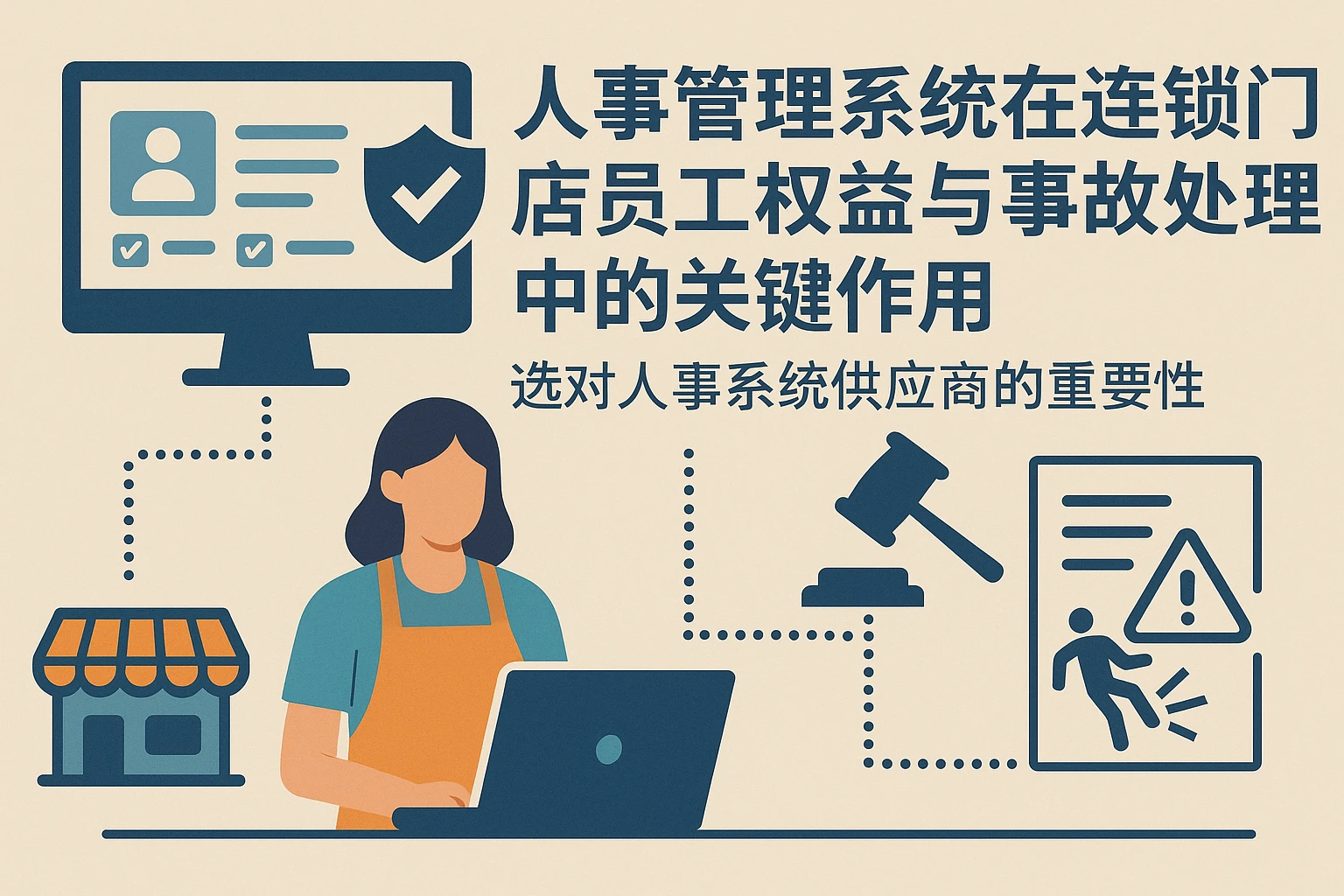 人事管理系统在连锁门店员工权益与事故处理中的关键作用 —— 选对人事系统供应商的重要性