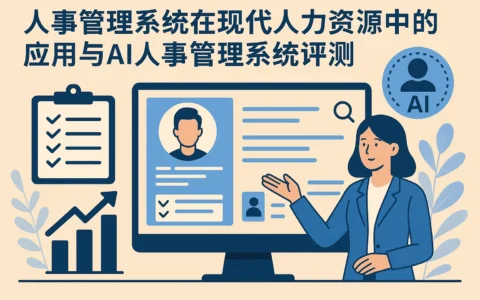 人事管理系统在现代人力资源中的应用与AI人事管理系统评测