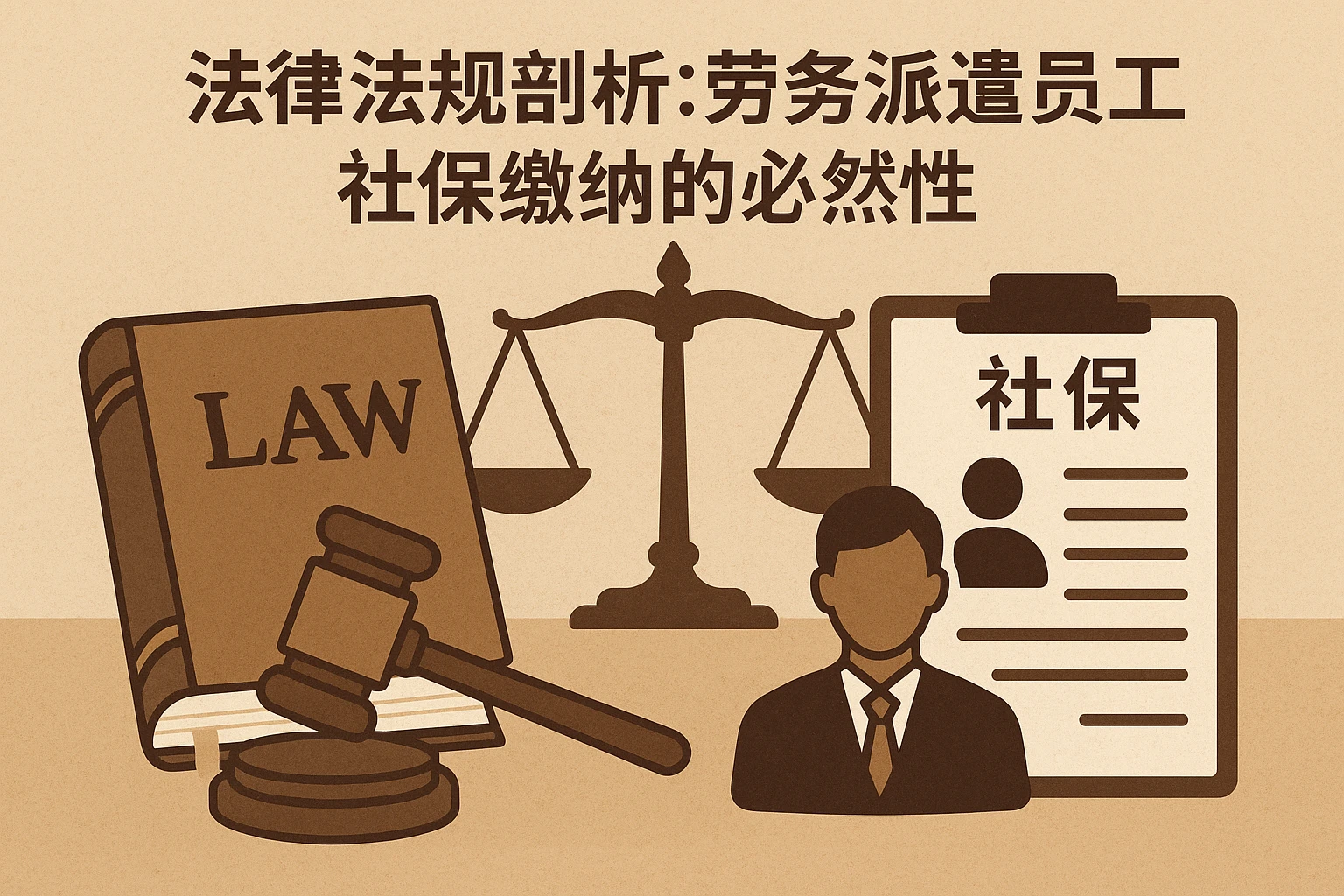 法律法规剖析：劳务派遣员工社保缴纳的必然性