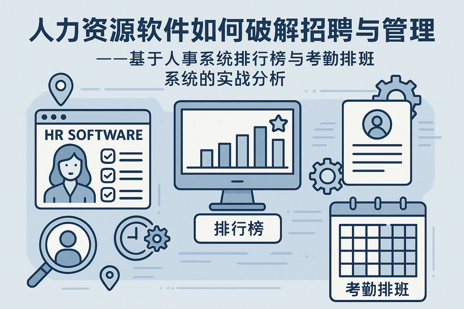 人力资源软件如何破解招聘与管理困局——基于人事系统排行榜与考勤排班系统的实战分析