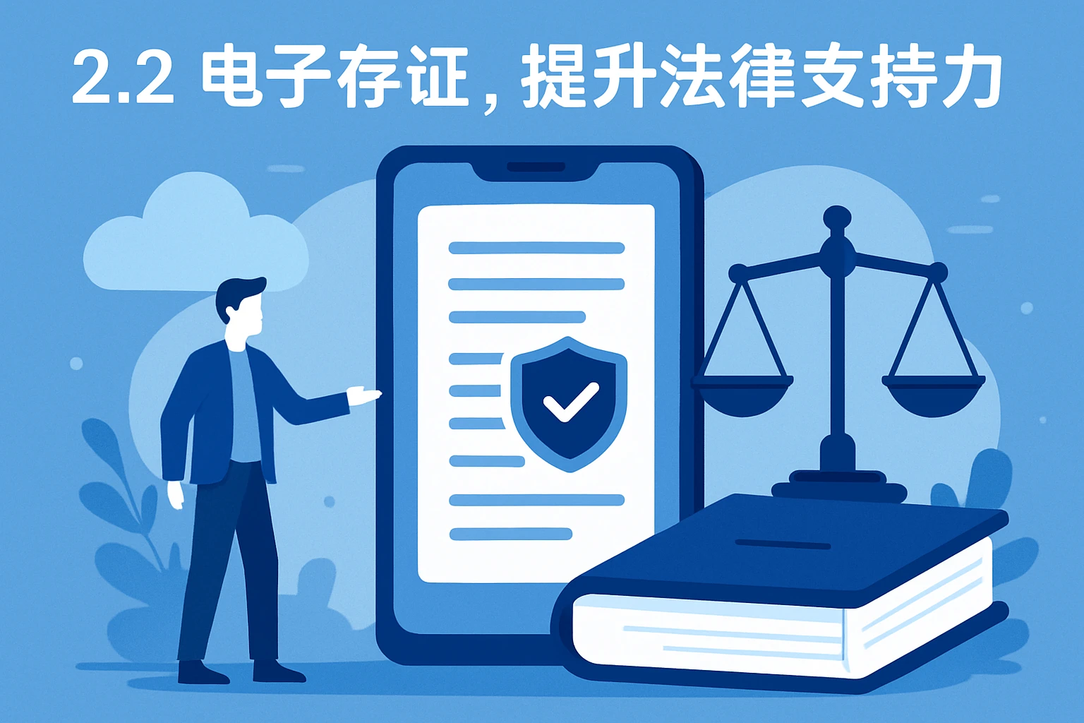 2.2 电子存证，提升法律支持力