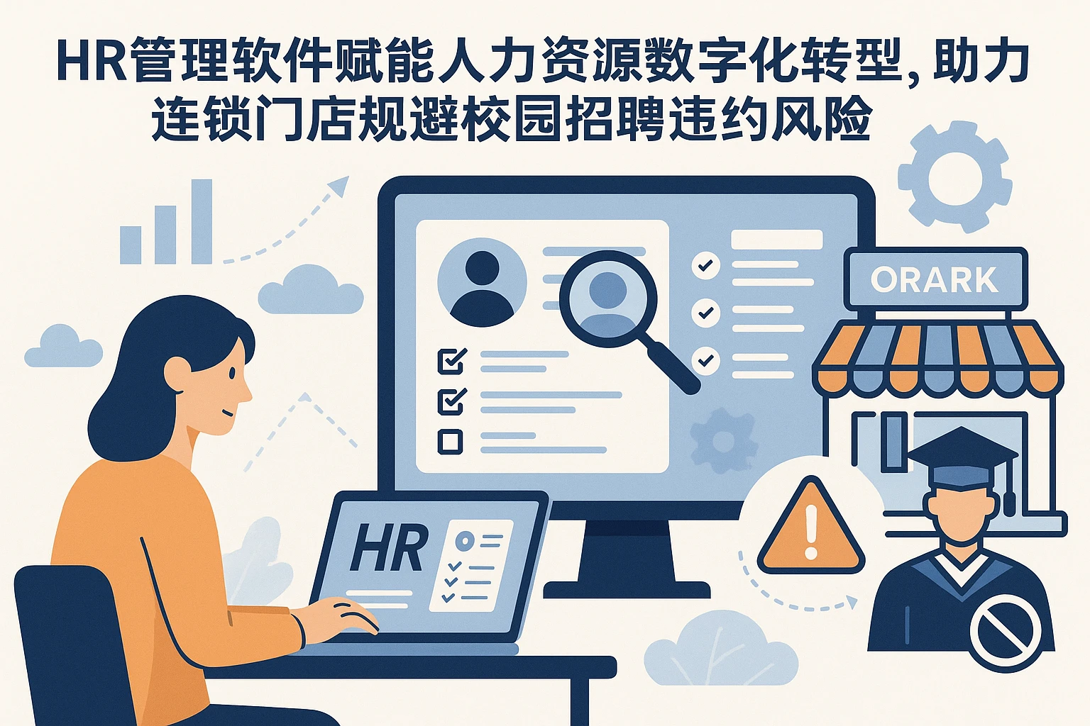 人事管理软件赋能人力资源数字化转型，助力连锁门店规避校园招聘违约风险