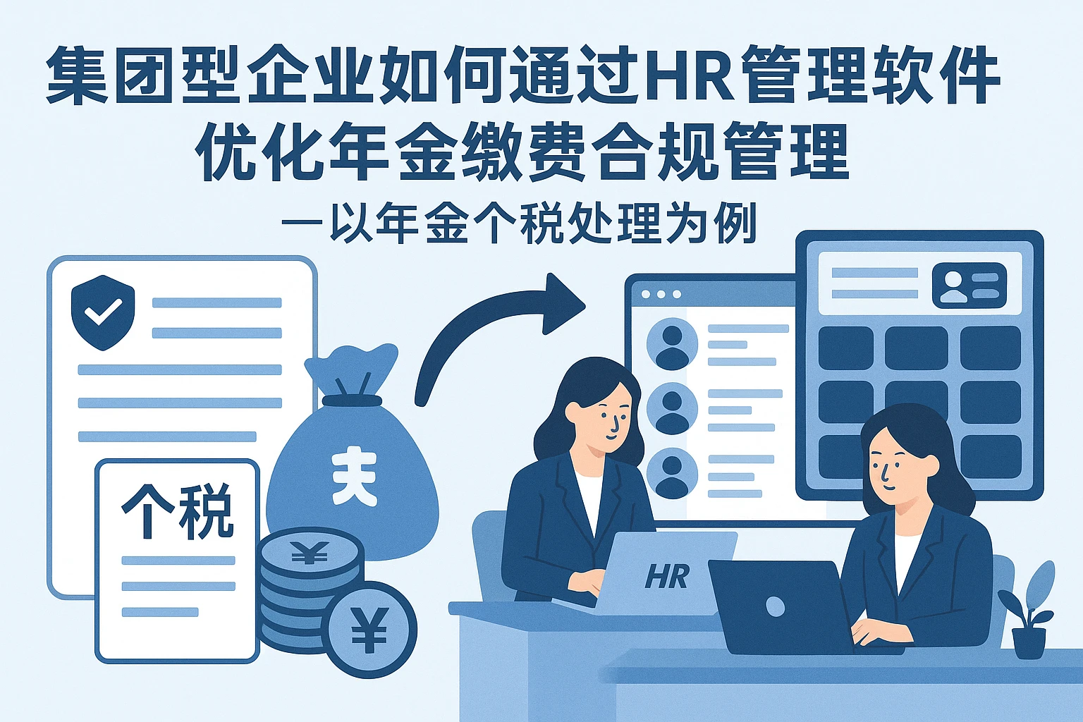 集团型企业如何通过HR管理软件优化年金缴费合规管理——以年金个税处理为例