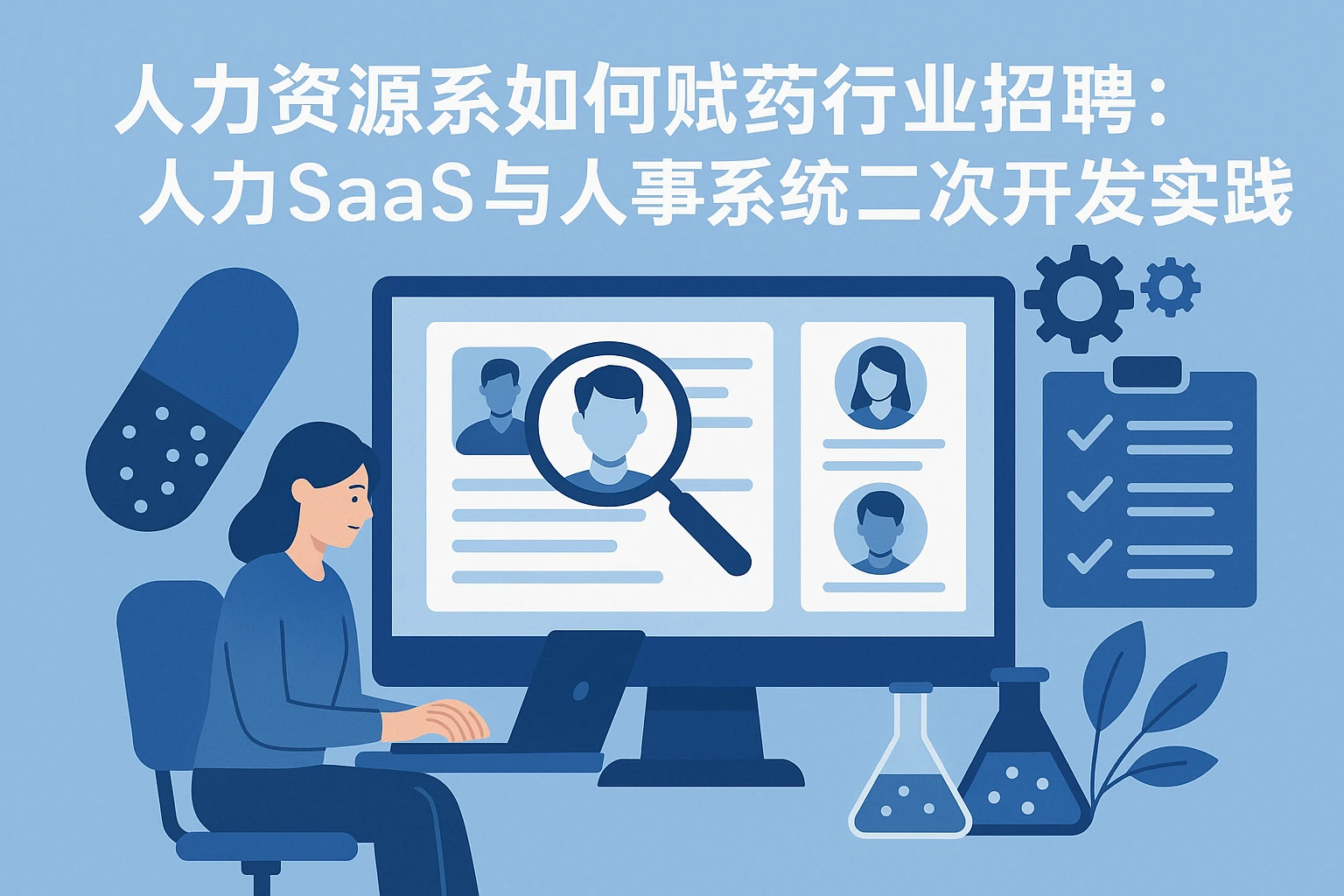 人力资源系统如何赋能制药行业招聘：人力资源SaaS与人事系统二次开发实践