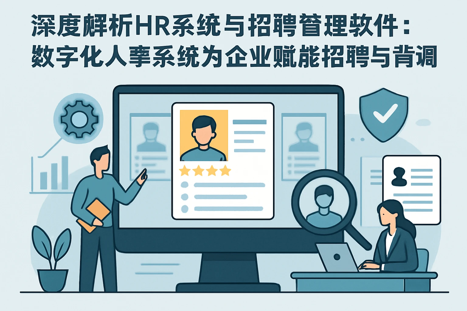 深度解析HR系统与招聘管理软件：数字化人事系统为企业赋能招聘与背调