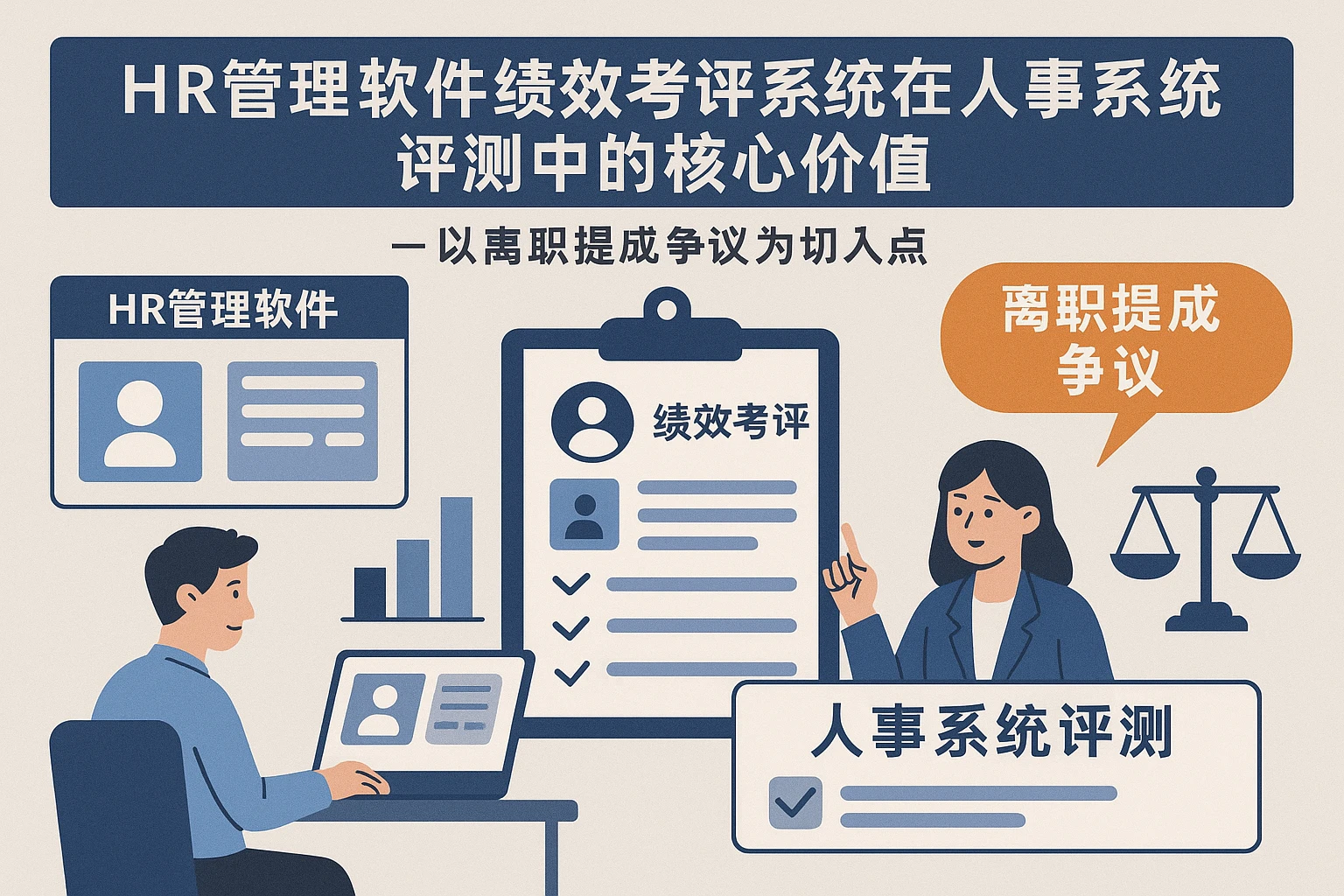 HR管理软件与绩效考评系统在人事系统评测中的核心价值——以离职提成争议为切入点