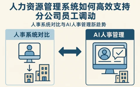 人力资源管理系统如何高效支持分公司员工调动——人事系统对比与AI人事管理新趋势