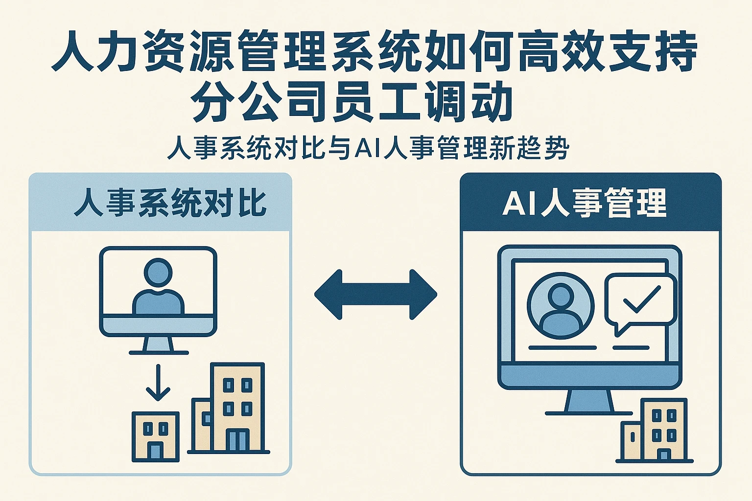 人力资源管理系统如何高效支持分公司员工调动——人事系统对比与AI人事管理新趋势
