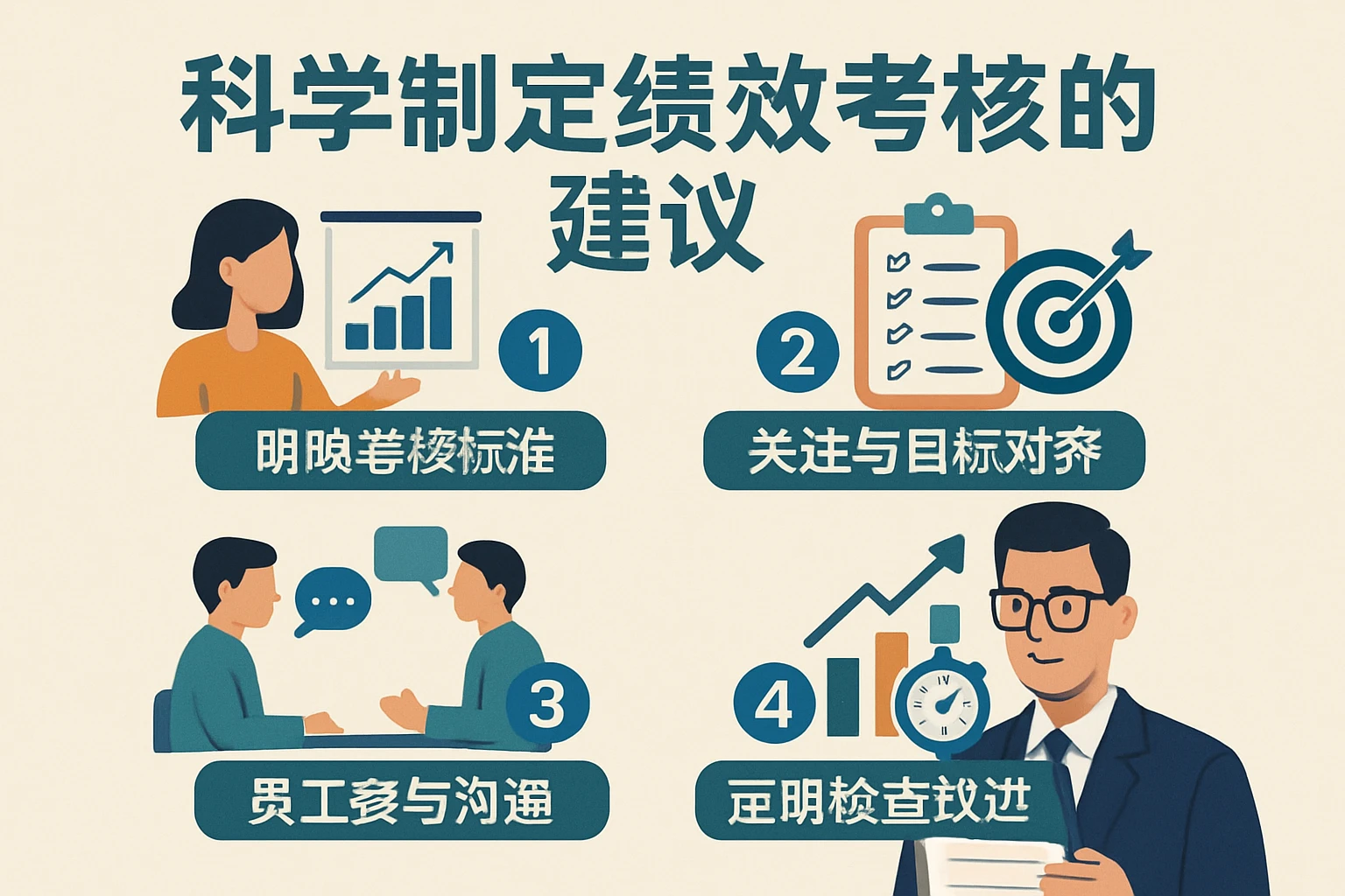 科学制定绩效考核的建议