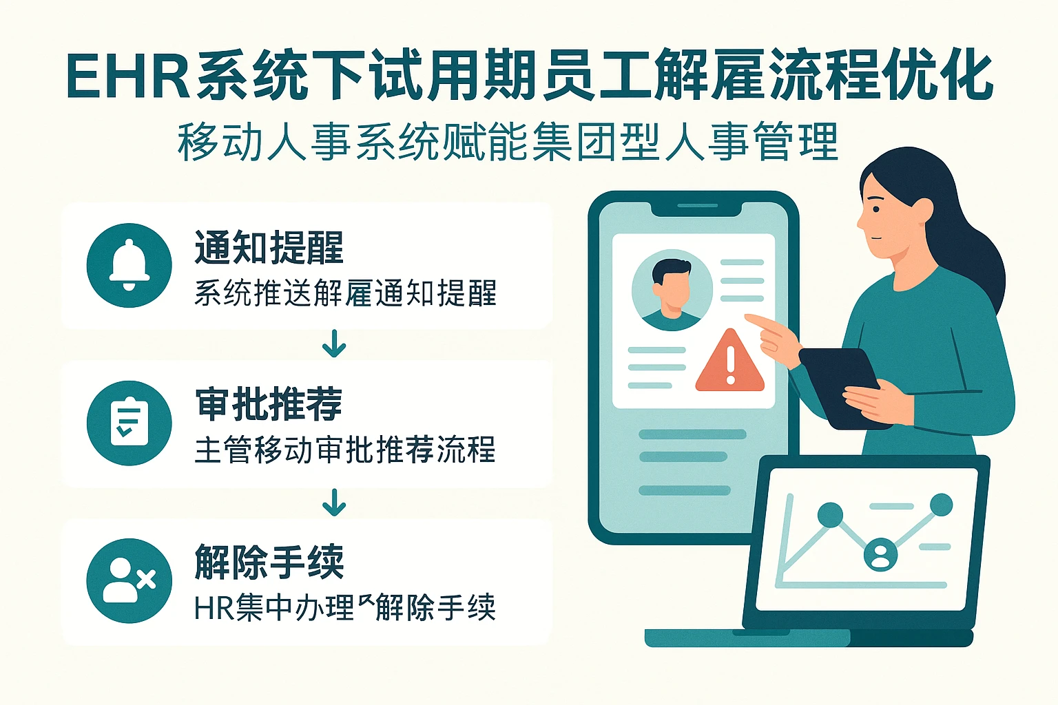 EHR系统下试用期员工解雇流程优化——移动人事系统赋能集团型人事管理